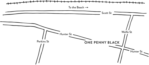 One Penny Black Map